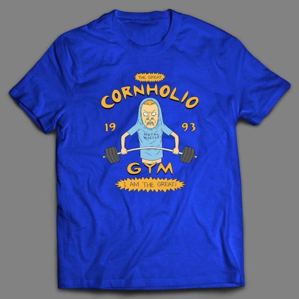 The Great CORNHOLIO Gym 1993 BEAVIS ~ SHIRT ART